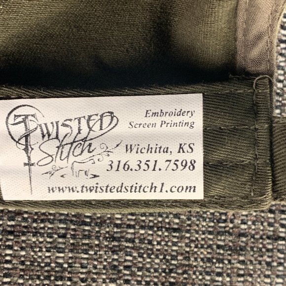 Military Style ShowSteers.com Womens Hat - cap livestock show showing army green - Picture 8 of 8